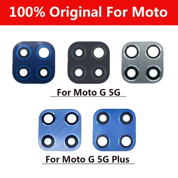 100% Originaal Uus Tagumine Tagasi Kaamera Klaas Objektiivi Motorola Moto G 5G / G 5G Pluss Ahesive Kleebis