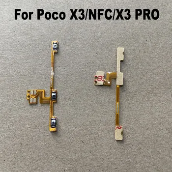 10TK Originaal Jaoks Xiaomi Poco X3 PRO NFC GT Off Power Helitugevuse Nupud Flex Kaabel Helitugevuse Nuppu Võti Flex Kaabel Replacemen
