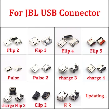 10tk Micro-USB-Laadimine Jack Connector JBL Tasu 3 4 Klapp 6 5 4 3 Impulsi Flip4 Flip3 Clip 2 E3 Minna Laadija Pistikupesa Andmed Sadama