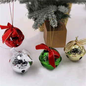 1TK Christmas Bell Metallist Jingle Bells Jõulupuu Rippuvad Ripats Ornament jõuluehe Kodu
