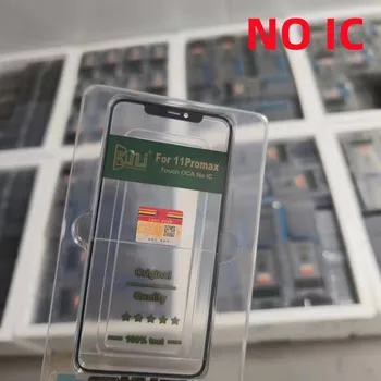 5TK KuLi Töötab Kõik IOS-Touch Ekraan Ilma IC + OCA iPhone 12 11 pro MAX LCD Välimine Objektiivi Paneel Touch NR IC Andur