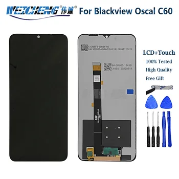 Algne Jaoks Blackview Oscal C60 LCD Ekraan, millel on Puutetundlik Digitizer Varuosade komplekteerimine Andur Oscal C60 LCD Ekraan