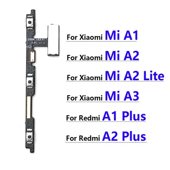 Algne Jaoks Xiaomi Mi Lite A1 A2 A3 Redmi A1 A2 Plus Helitugevuse Nuppu Power Lüliti On Off Nuppu Flex Kaabel
