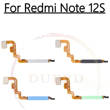 Algne UUS Xiaomi Redmi Märkus 12S ID Home Nuppu Sõrmejälje Menüü Klahvi Tunnustamise Skanneri Sensor Flex Kaabel Note12S