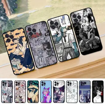Anime BEASTARS Telefoni Juhul Silikoonist Pehme iphone 14 13 12 11 Pro Mini XS MAX 8 7 6 Pluss X XS XR Kate