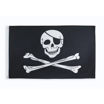 Halloween Piraat Lipu Kolju Crossbones Rippuvad Lipud Banner Halloween Pool Väljas Kodu Aia Kaunistamiseks Õudus Rekvisiidid 150x90cm