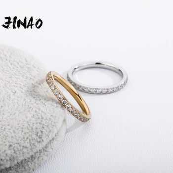 JINAO 2021 korea Mood Uus singel Rida Tsirkoon Rõngad Naiste Kõrge Kvaliteedi Isiksuse Iced Out AAA+ CZ Ring Naiste Ehted