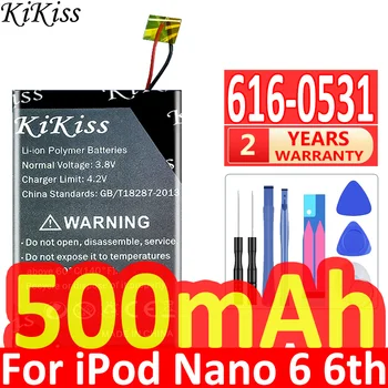 KiKiss Aku 616-0531 IPod Nano 2 3 4 5 6 6th Gen 8GB 16GB/Nano2 2G 2./ Nano3 MP3 8GB 4GB MP4/Nano5 616-0467/Nano6 6.