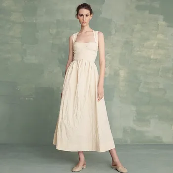 Kleit Naistele Prantsuse Minimalistliku Stiili Moe Retro Šikk, Elegantne Seelik Klassikaline Solid Color Design Slim Fit Suvel Uued Seelikud