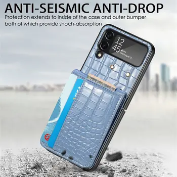 Kogu Keha Kaitse Kaardi Omanik Naha puhul Samsung Galaxy Z Flip4 5G Flip 4 Zflip4 Põrutuskindel Äri juhtumitele,