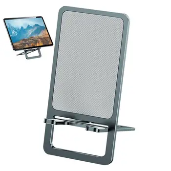 Metallist Tablett Seista Mobiiltelefoni Omanik Kokkuklapitavad Kanduri Nurk Reguleeritav Ergonoomiline Non-slip-hoidik-Alumiinium Sulg