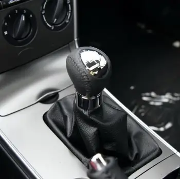 Näiteks Mazda 6 M6 2002-2007 Käsitsi Chrome Car Styling Tarvikud Gear Shift Knob Hoob Kinni Pen Gaiter Boot Cover Juhul