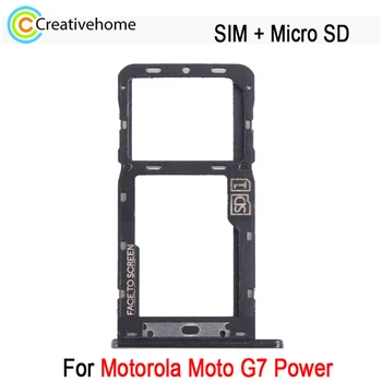 SIM-Kaardi Salv + Micro SD Card Tray Motorola Moto G7 Power