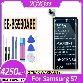 Tasuta tööriist, 4250mAh Telefoni Aku Samsung Galaxy S7 G930 SM-G930 G930A G930K G930F G930FD G930R6 G930T G930W8 EB-BG930ABE