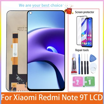 Eest Xiaomi Redmi Märkus 9T Originaal LCD Ekraan Koos Raami Puutetundlik Mudelid M2007J22G J22 Paneel Digitizer Varuosad